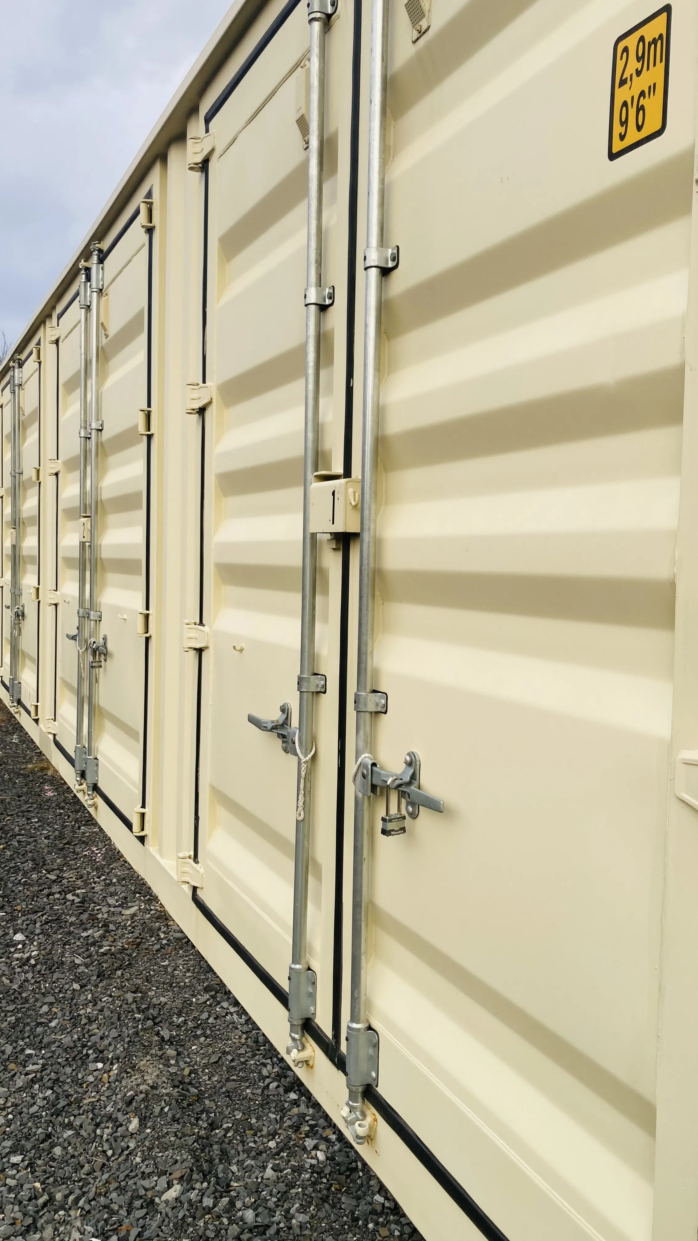 Units with double doors.